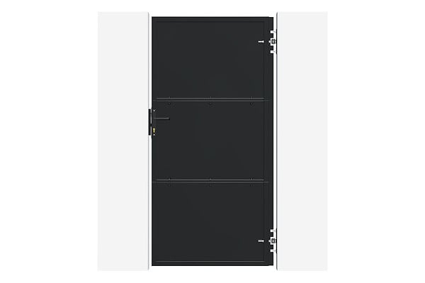 CASANOOV - Casanoov Portillon acier L.1m NALI H.200  cm noir mat - large