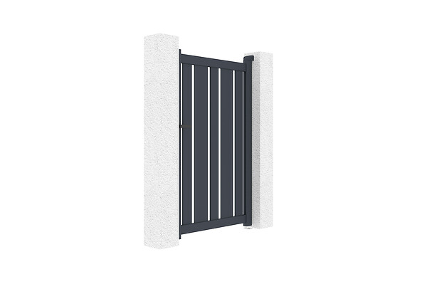 CASANOOV - Casanoov Portillon 1m VEYMONT H.160  cm aluminium gris - large