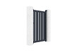 CASANOOV - Casanoov Portillon 1m VEYMONT H.160  cm aluminium gris - vignette