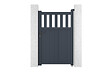 CASANOOV - Casanoov Portillon 1m SANTIS H.160  cm aluminium gris - vignette