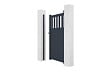 CASANOOV - Casanoov Portillon 1m SANTIS H.160  cm aluminium gris - vignette