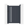 CASANOOV - Casanoov Portillon 1m GIONA H.140  cm aluminium gris - vignette