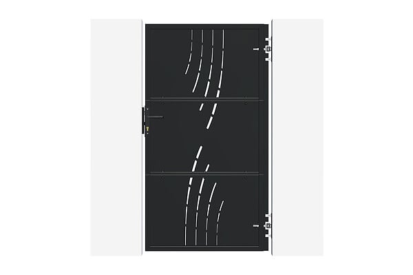 CASANOOV - Casanoov Portillon acier L.1m NALI VELETA H.180  cm noir mat - large