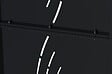 CASANOOV - Casanoov Portillon acier L.1m NALI VELETA H.180  cm noir mat - vignette