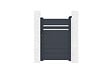 CASANOOV - Casanoov Portillon 1m CIMONE H.140  cm aluminium gris - vignette