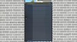 CASANOOV - Casanoov Portillon 1m EIGER H.140  cm + 2 Poteaux H.166  cm aluminium gris - vignette