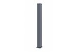 CASANOOV - Casanoov Portillon 1m CALANCIA H.180  cm lames persiennes aluminium gris + 2 Poteaux EIFEL 15x15  cm H.190 cm - vignette