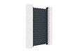 CASANOOV - Casanoov Portillon 1m CALANCIA H.160  cm lames persiennes aluminium gris - vignette