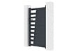 CASANOOV - Casanoov Portillon aluminium gris CERVINA 1m hauteur 160  cm - vignette