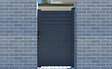 CASANOOV - Casanoov Portillon 1m CARPATIA H.160  cm + 2 Poteaux H.190  cm aluminium gris - vignette