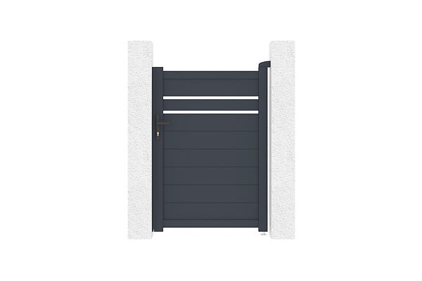 CASANOOV - Casanoov Portillon 1m CIMONE H.160  cm aluminium gris - large