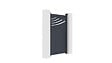 CASANOOV - Casanoov Portillon ajustable en largeur 1m HALTI H.160  cm alu gris - vignette