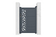CASANOOV - Casanoov Portillon 1m SUNNY H.160  cm aluminium gris - vignette