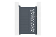 CASANOOV - Casanoov Portillon 1m SUNNY H.160  cm aluminium gris - vignette