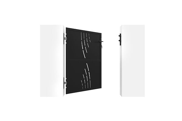 CASANOOV - Casanoov Portillon acier noir mat 1m NALI VELETA H.120 cm - large