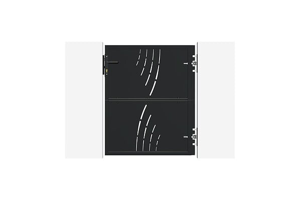 CASANOOV - Casanoov Portillon acier noir mat 1m NALI VELETA H.120 cm - large