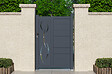 CASANOOV - Casanoov Portillon 1m LIFE H.140  cm aluminium gris - vignette