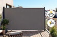 CASANOOV - Casanoov Paravent extérieur rétractable PILAT 5x1,6 m gris anthracite - vignette