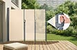 CASANOOV - Casanoov Paravent extérieur rétractable PILAT 3x1,6 m beige - vignette
