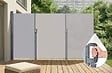 CASANOOV - Casanoov Paravent extérieur rétractable PILAT 5x1,6 m gris clair - vignette