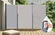 CASANOOV - Casanoov Paravent extérieur rétractable PILAT 5x1,8 m gris clair - vignette