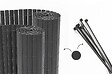 CASANOOV - Casanoov Canisse PVC VISO L.10m x H.1,8m Gris anthracite - vignette