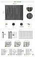CASANOOV - Casanoov Canisse PVC VISO L.10m x H.1,5 m Gris anthracite - vignette