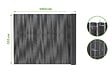 CASANOOV - Casanoov Canisse PVC VISO L.10m x H.1,5 m Gris anthracite - vignette