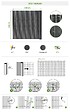 CASANOOV - Casanoov Canisse PVC VISO L.5 m x H.1,8m Gris anthracite - vignette