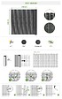 CASANOOV - Casanoov Canisse PVC VISO L.3 m x H.1,8m Gris anthracite - vignette