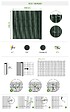 CASANOOV - Casanoov Canisse PVC VISO L.8m x H.1,8m Vert - vignette