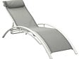 HABITAT ET JARDIN - Bain de soleil en aluminium "Beauty" - Phoenix - Gris - Lot de 2 - vignette
