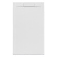 SWISS AQUA TECHNOLOGIES - Fusion Receveur de douche 120x80cm en marbre coulé, Blanc (SATFU12080BL-S) - vignette