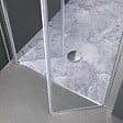 KIAMAMI VALENTINA - Porte De Douche Ouverture A Saloon Pour Niche De 80 Cm  - vignette