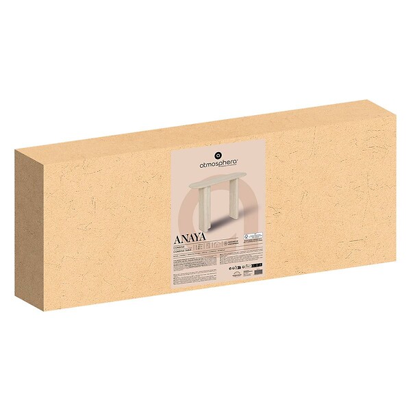 ATMOSPHERA - Console Anaya beige 110x35cm - large