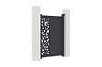 CASANOOV - Casanoov Portillon ajustable en largeur 1m RUIVO H.140  cm alu gris - vignette
