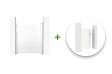 CASANOOV - Casanoov Portillon 1m EIGER H.115  cm blanc + Kit inversion ouverture - vignette