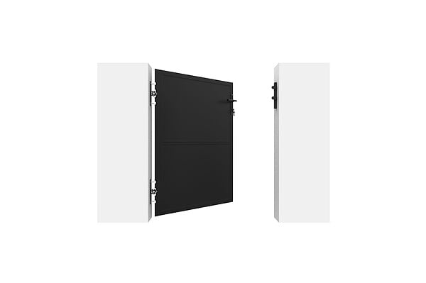 CASANOOV - Casanoov Portillon acier noir mat 1m NALI H.120 cm - large
