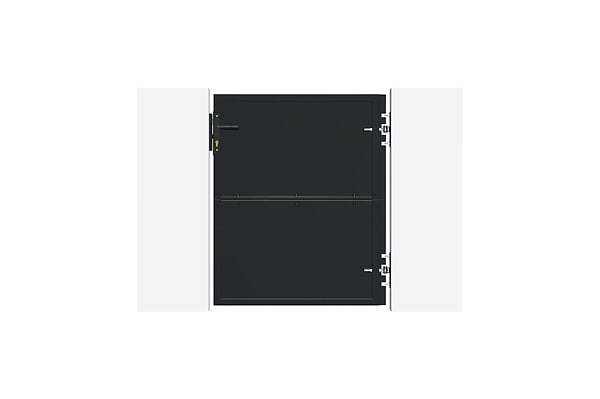 CASANOOV - Casanoov Portillon acier noir mat 1m NALI H.120 cm - large