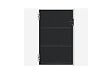 CASANOOV - Casanoov Portillon acier noir mat 1m NALI H.160 cm - vignette