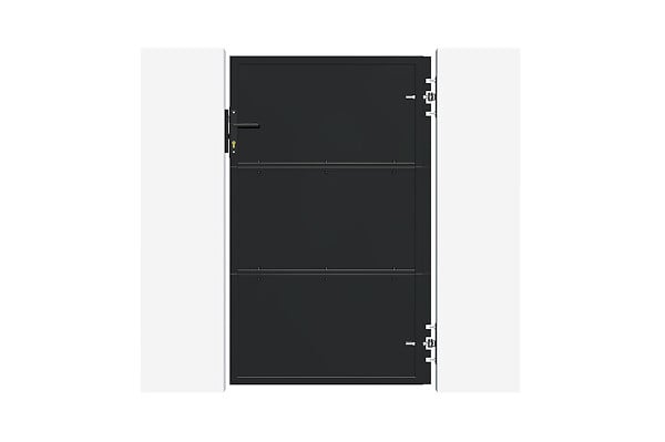 CASANOOV - Casanoov Portillon acier noir mat 1m NALI H.160 cm - large