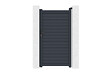 CASANOOV - Casanoov Portillon 1m CALANCIA H.180  cm lames persiennes aluminium gris - vignette
