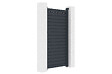 CASANOOV - Casanoov Portillon 1m CALANCIA H.180  cm lames persiennes aluminium gris - vignette