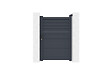 CASANOOV - Casanoov Portillon 1m CARPATIA H.140  cm aluminium gris - vignette