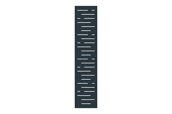 CASANOOV - Casanoov Portillon 1m ARLBERG H.180 cm aluminium gris + 2 poteaux ELDA aluminium gris - large