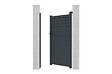 CASANOOV - Casanoov Portillon 1m CARPATIA H.180  cm aluminium gris - vignette