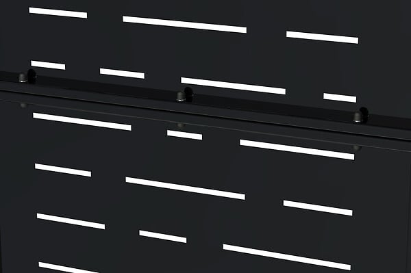 CASANOOV - Casanoov Portillon acier L.1m NALI ARLBERG H.180  cm noir mat - large