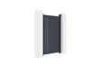 CASANOOV - Casanoov Portillon 1m GIONA H.1,4 m + 2 poteaux EIFEL H.166  cm Gris - vignette
