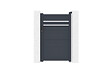 CASANOOV - Casanoov Portillon ajustable en largeur 1m CIMONE H.160  cm alu gris - vignette