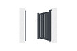 CASANOOV - Casanoov Portillon 1m VEYMONT H.120  cm aluminium gris - vignette